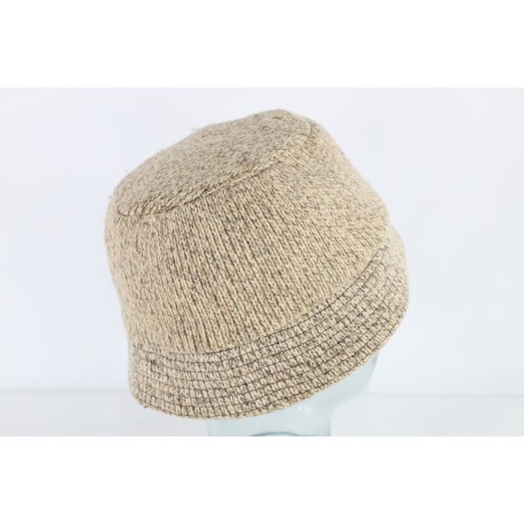 Vintage 70s Streetwear Wool Blend Knit Boonie Bucket Hat Cap Womens OS main image 7